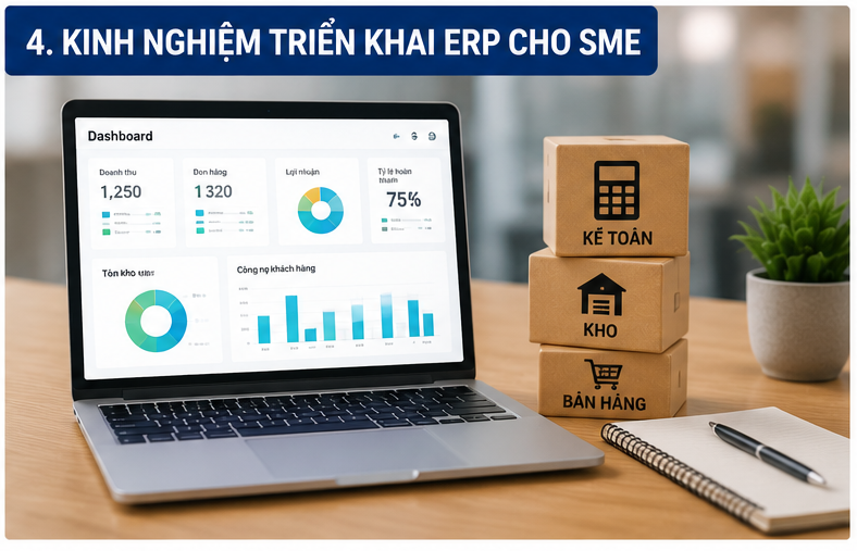 Kinh nghiệm triển khai ERP cho SME
